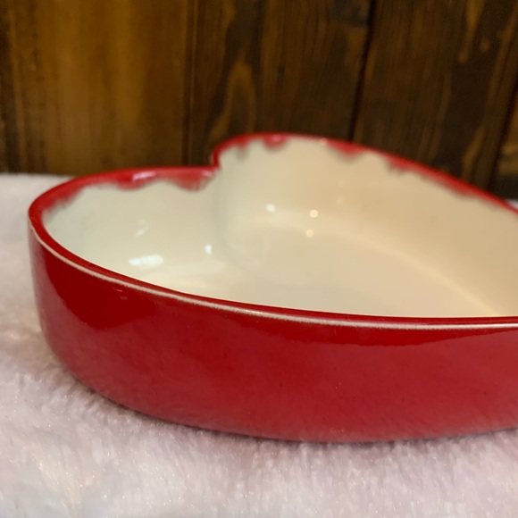 Vintage Red Heart Romantic Trinket Box-70s to 80s-Ceramic - Picture 5 of 15